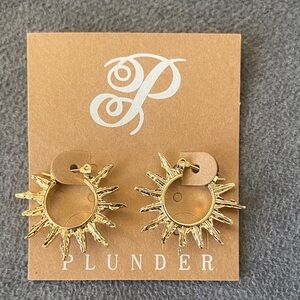 Plunder Radiant Gold Earrings